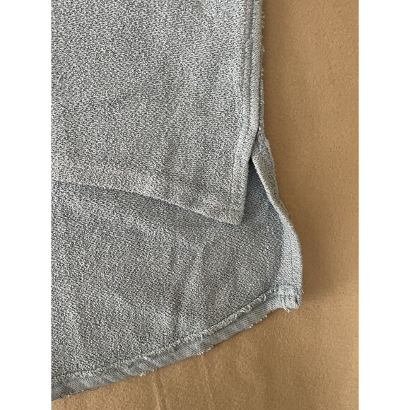 Free People WE THE FREE Blue Terry Cloth Drop Tail Muscle Tank, Medium NWOT - Picture 5 of 11